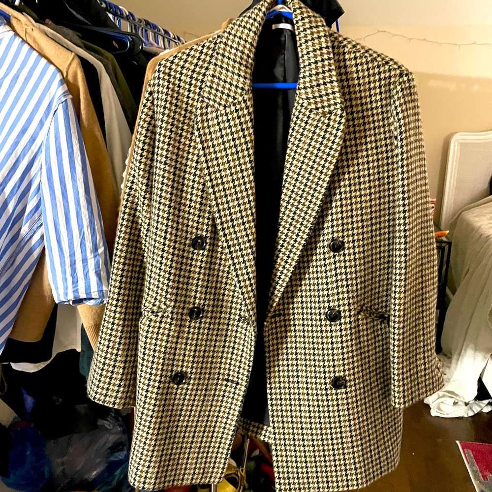 Mango Mng Wool Coat Euc Small